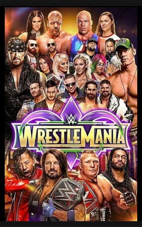 Wrestlemania 34 Poster Atelier Yuwa Ciao Jp