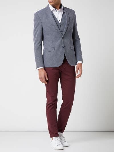 Montego Slim Fit Knopf Blazer Mit Feinem Webmuster Modell Winston