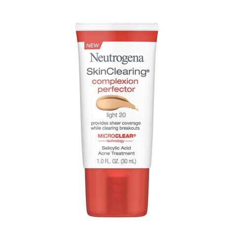 Neutrogena SkinClearing Tinted Moisturizer Acne Fighting, Light, 1 fl ...