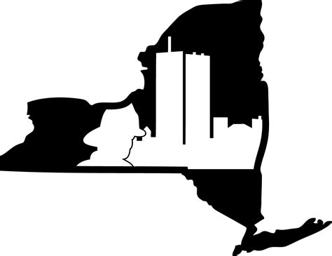 Outline Of Ny State Clipart Best