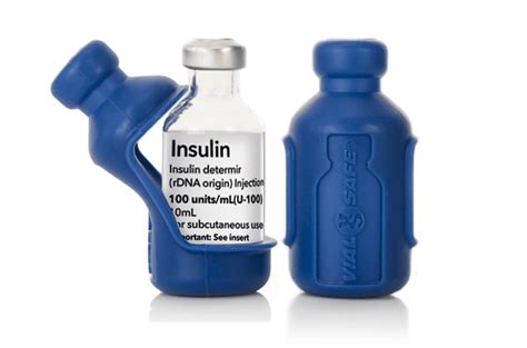 Insulin Vial Protector Case by Vial Safe, Short 10mL Size, Navy Blue, 2-Pack - Walmart.com