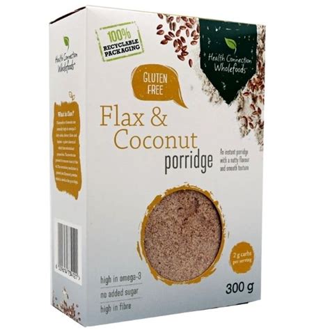 Flax Coconut Porridge G Health Connection Wholefoods