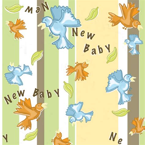 Sprong Illustrations: New baby wrapping paper