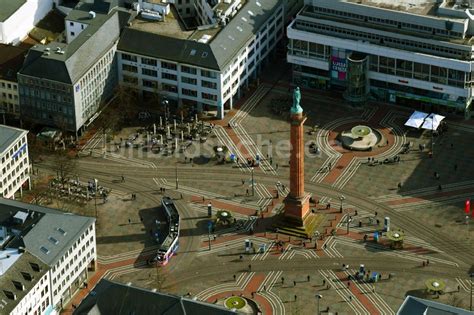 Darmstadt Aus Der Vogelperspektive Platz Ensemble Luisenplatz Mit