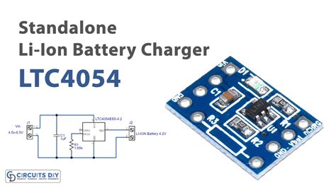 Standalone Li Ion Battery Charger Circuit Ltc4054