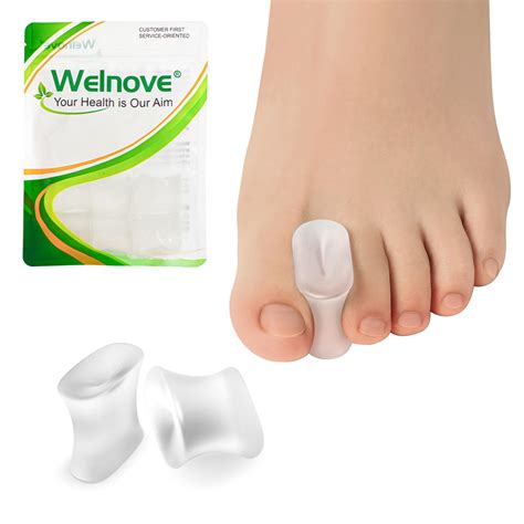 Welnove Upgraded Gel Toe Separators – 8-Pack Aloe Vera Extract Infused