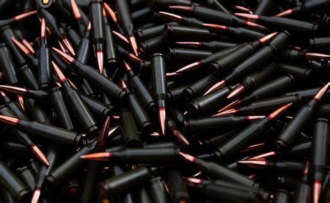 HD wallpaper: five gray bullets, rendering, weapons, steel, cartridge ...