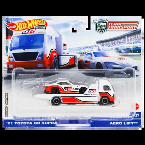 Toyota Gr Supra Aero Lift Hot Wheels Team Transport Car Culture Premium Big Potato Nz