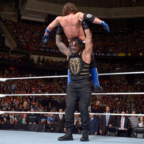 Photos Reigns Styles Clash In Extreme Rules Title Showdown Wwe