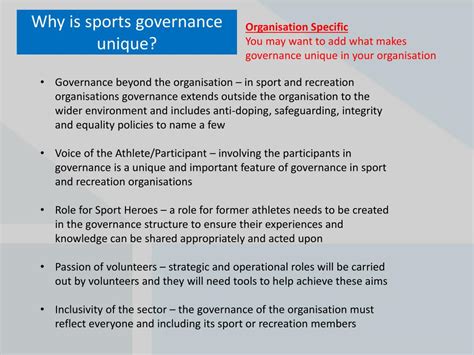 Ppt What Is ‘sport Governance Powerpoint Presentation Free