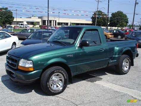 1999 Amazon Green Metallic Ford Ranger XLT Regular Cab 17965933