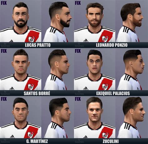 Ultigamerz Pes River Plate Faces Pack V