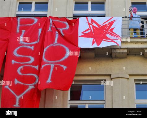 Two Alleged Members Of The Russian Pussy Riot Feminist Band Threw Hundreds Of Flyers Informing