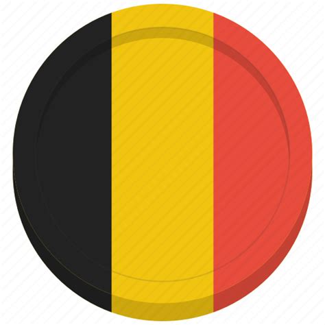 Belgian Belgium Country Flag Icon