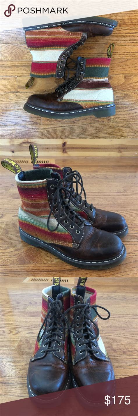 Dr Marten Pendleton Special Edition Boots Euc Amazing And Rare