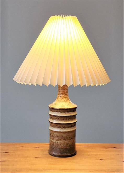 Large 3060 Søholm Handmade Ceramic Table Lamp Pottery Lamp Etsy