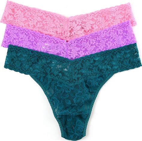 Hanky Panky Three Pack Original Rise Thong Luxed