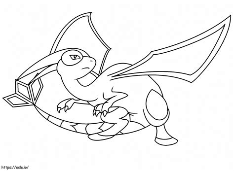 Cool Flygon Coloring Page