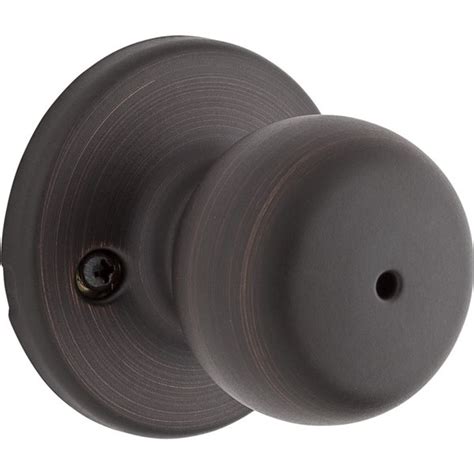 Weiser Fairfax Privacy Knobs Venetian Bronze 9gac3310 008 Réno Dépôt