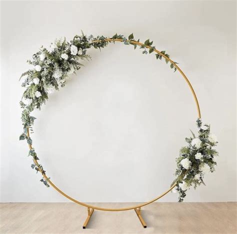 2m Gold Circle Arch Dinky Kids