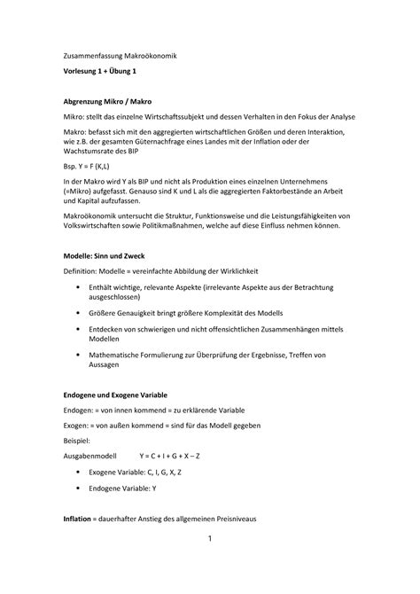 VL 1 Ü 1 Zusammenfassung Makro Warning TT undefined function 32