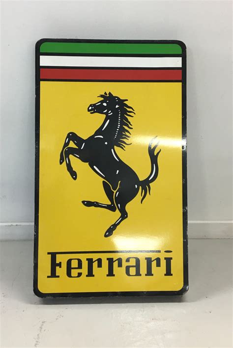 Ferrari Logo Sign Vintage - von Braun Webbshop