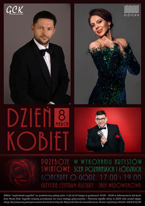 Koncert Z Okazji Dnia Kobiet Wiatowe Przeboje Gi Ycko Mazury