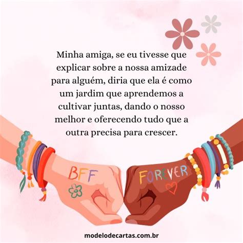 Textos De Amizade Para Melhor Amiga - 88 Cartinhas para Melhor Amiga com textos emocionantes – Modelos de Carta
