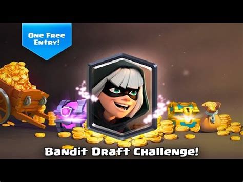 12 WINS Bandit Draft Challenge Gameplay Clash Royale YouTube