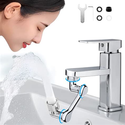 Anbage Universal Rotating Faucet Extender 1080 Large Angle Rotating