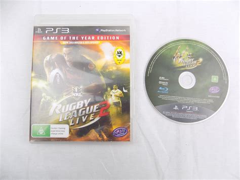 Mint Disc Playstation 3 Ps3 Rugby League Live 2 Game Of The Year