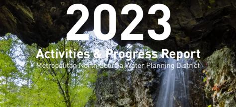 Annual Reports Metropolitan North Georgia Water Planning District