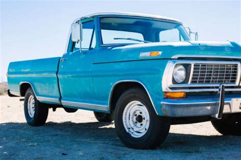 1970 Ford F100 Sport Custom Turquoise Blue Truck Pickup For Sale Ford