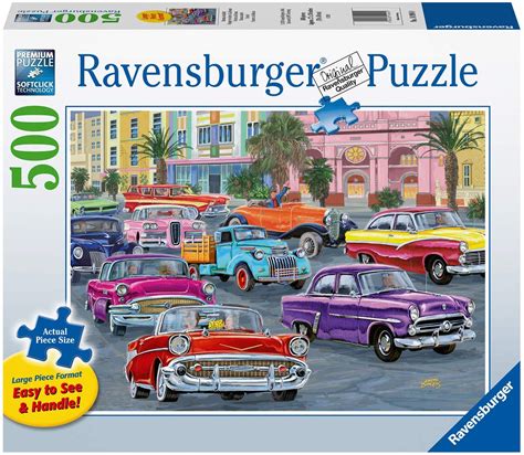 Cruisin 500 Large Piece Format Ravensburger Jigsaw Puzzle