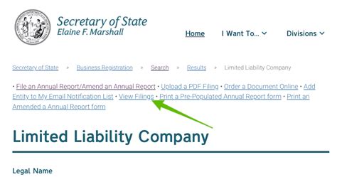 How To File A North Carolina Llc Annual Report Step By Step