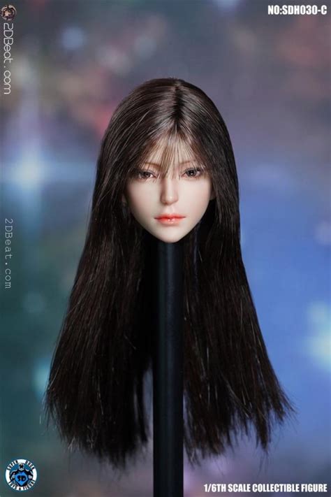 Super Duck Sdh030 1 6 Female Head Sculpt Pale Skin 2dbeat Hobby Store