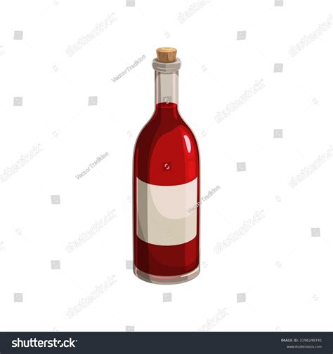 Wine Bottle Isolated Vector Icon Glass Stock Vector Royalty Free 2196249741 Shutterstock