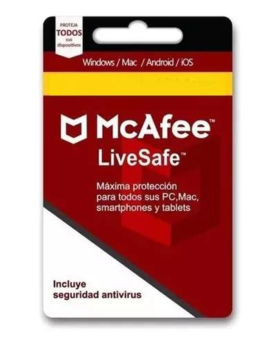 Mcafee Livesafe Dispositivos Ilimitados A Os Mercadolibre