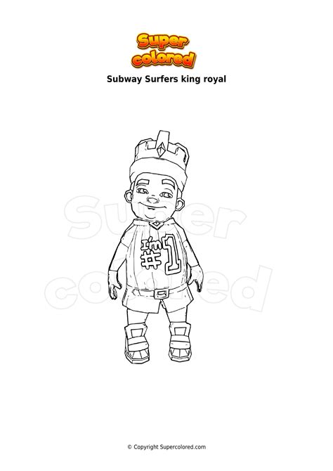 Disegno Da Colorare Subway Surfers Brody Chill Supercolored 14514 The