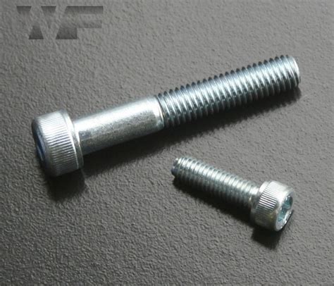 Socket Head Cap Allen Screw M X Mm In Bright Zinc Plate Iso