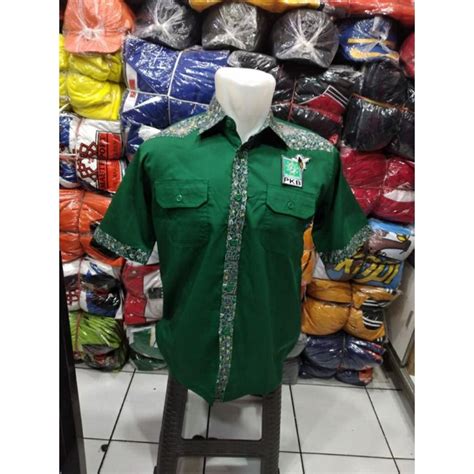 Jual Kemeja Partai Pkb Lis Batik Shopee Indonesia