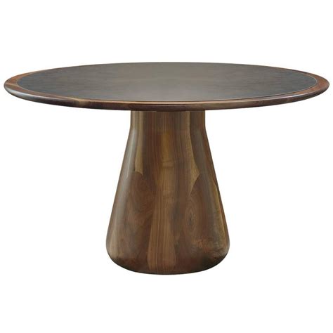 Walnut An Leather Table For Sale At 1stdibs