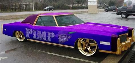 In Case You Missed That It Was A A Late Model Caddy B Painted Purple