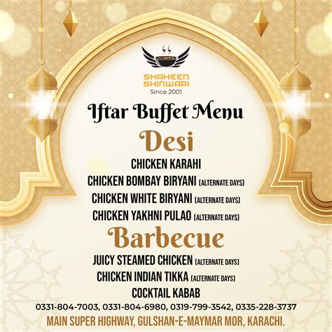 Top 10 Iftar Buffet Deals In Karachi