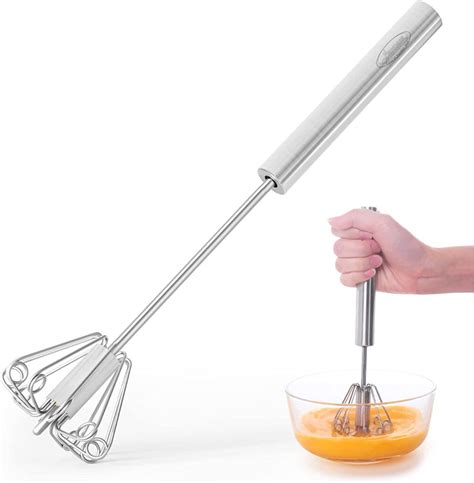 Danesco Stainless Steel Rotary Design Manual Egg Beater