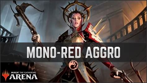 Mono Red Aggro Standard Mtg Arena Deck Guide Youtube