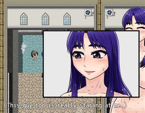RPGM Partial Lewd Woman Gets In The Men S Bath With A Thin Towel Climax Hot Spring Sex