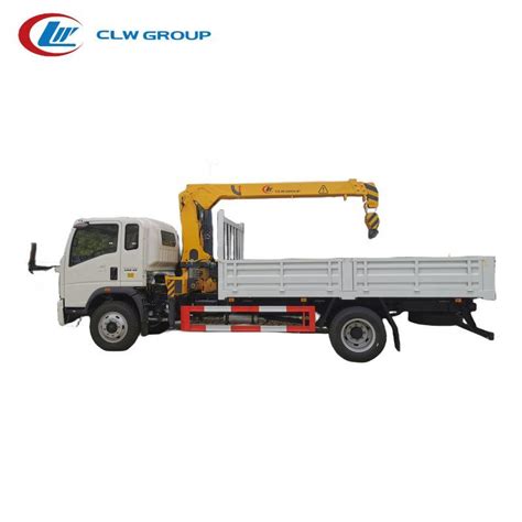 Howo X Tons Tons Tons Tons Straight Arm Crane Truck Crane