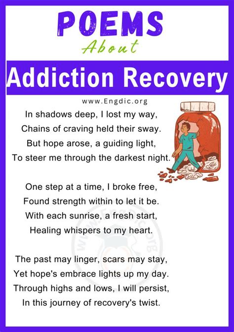 20 Short Poems About Addiction Recovery Engdic