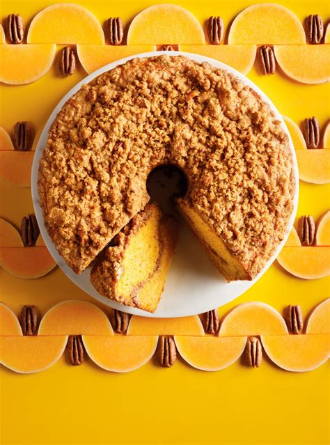 Gâteau à la courge et crumble de pacanes coffee cake RICARDO